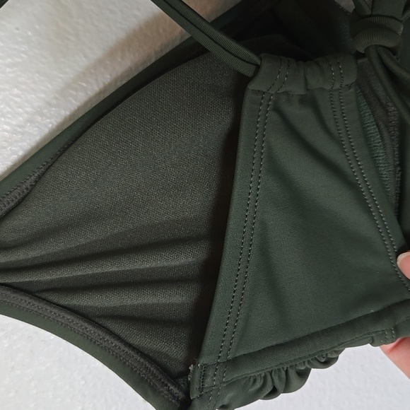 Shade & Shore Green Bikini Top Size 34D - Picture 4 of 5